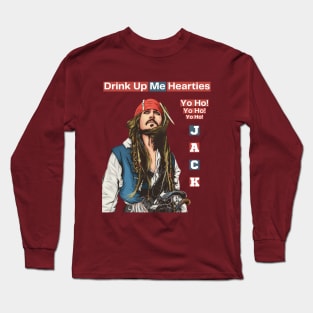 Jack Sparrow Art Long Sleeve T-Shirt